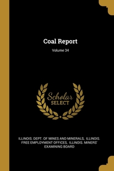 Paperback Coal Report; Volume 34 Book