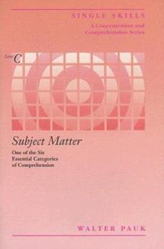 Paperback Subject Matter: Level C Book