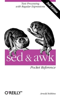 Paperback sed and awk Pocket Reference: Text Processing with Regular Expressions Book