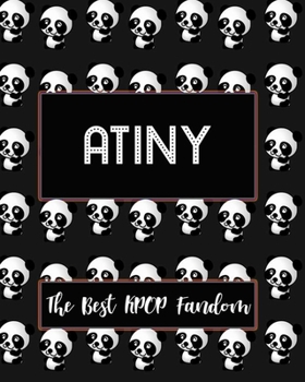 Paperback ATINY The Best KPOP Fandom: Best KPOP Gift Fans Cute Panda Monthly Planner 8"x10" Book 110 Pages Book