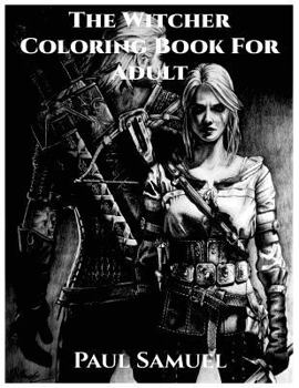 Paperback The Witcher Coloring Book for Adult Book