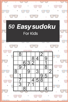 Paperback 50 Easy Sudoku For Kids: Lined Notebook / Journal Gift, 100 Pages, 6x9, Soft Cover, Matte Finish Book