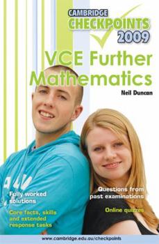 Paperback Cambridge Checkpoints Vce Further Mathematics 2009 Book