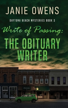 Hardcover Write of Passing: The Obituary Writer [Large Print] Book