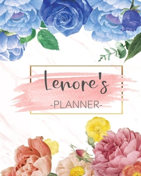 Lenore's Planner: Monthly Planner 3 Years January - December 2020-2022 | Monthly View | Calendar Views Floral Cover - Sunday start