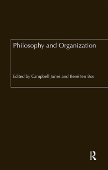 Paperback Philosophy and Organization Book
