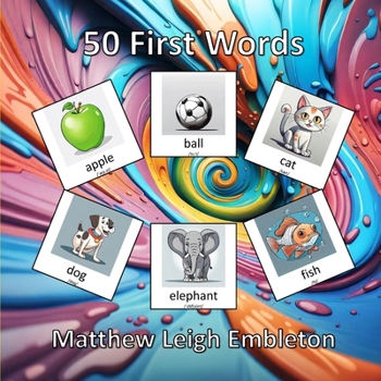 Paperback 50 First Words Book