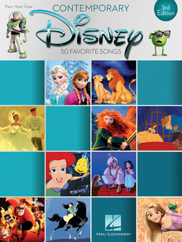 Paperback Contemporary Disney: 50 Favorite Songs Book