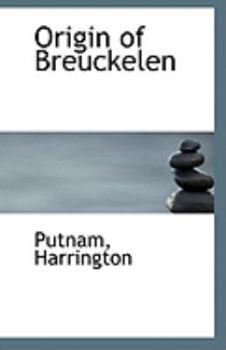 Paperback Origin of Breuckelen Book