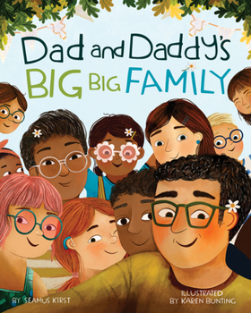 Hardcover Dad and Daddy's Big Big Family Book
