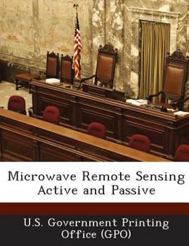 Paperback Microwave Remote Sensing Active and Passive Book