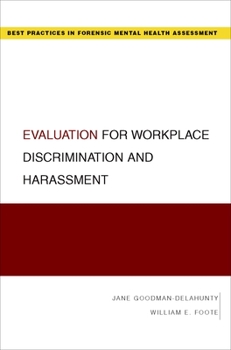 Paperback Evaluation for Workplace Discrimination and Harassment Book