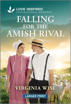 Mass Market Paperback Falling for the Amish Rival: An Uplifting Inspirational Romance [Large Print] Book