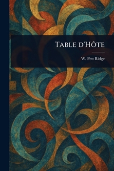 Paperback Table D'Hôte Book