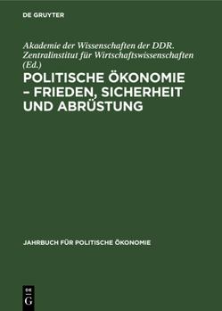 Hardcover Jahrbuch Für Politische Ökonomie. 4.1989 [German] Book