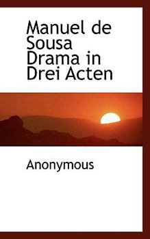 Paperback Manuel de Sousa Drama in Drei Acten Book