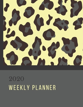 Weekly Planner: Weekly planner for one year I 8.5 x11 Inches I Leopart Cover Design