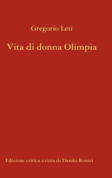 Hardcover Vita di donna Olimpia [Italian] Book