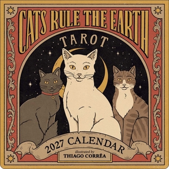 Calendar Cats Rule the Earth Tarot 2027 Wall Calendar Book