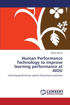 Paperback Human Performance Technology to improve learning performance at AIOU Book