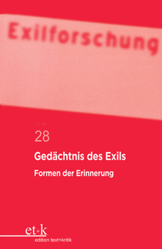 Paperback Gedächtnis Des Exils: Formen Der Erinnerung [German] Book