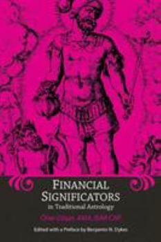 Paperback Financial Significators in Traditional Astrology Book