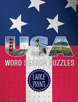Paperback USA Word Search [Large Print] Book