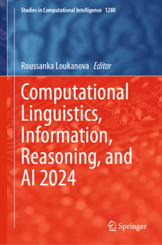 Hardcover Computational Linguistics, Information, Reasoning, and AI 2024 Book