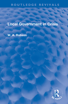 Hardcover Local Government in Crisis Book