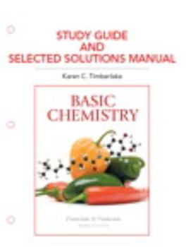 Paperback Study Guide and Selected Solutions Manual: Basic Chemistry Book