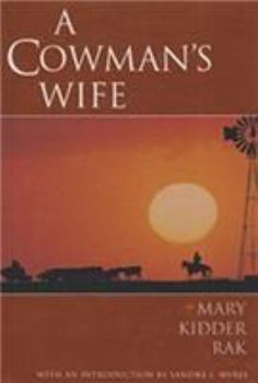 Hardcover A Cowman's Wife Book