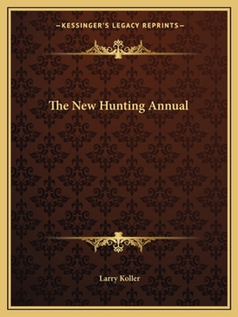 Paperback The New Hunting Annual Book