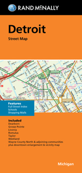 Map Rand McNally Folded Map: Detroit Street Map Book