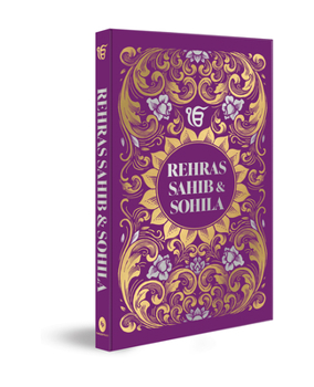 Hardcover Rehras Sahib Sohila: Deluxe Hardbound Edition Book