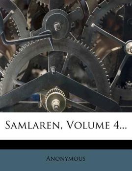 Paperback Samlaren, Volume 4... Book