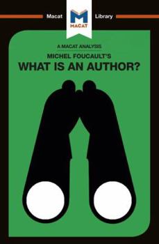 Paperback An Analysis of Michel Foucault's What is an Author? Book