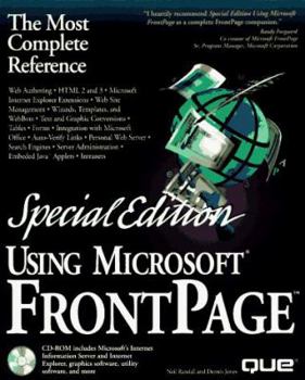 Paperback Using Microsoft FrontPage [With *] Book