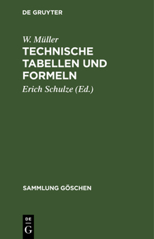 Hardcover Technische Tabellen und Formeln [German] Book