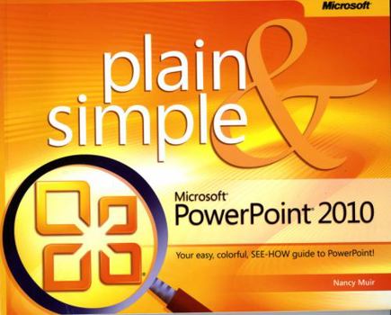 Paperback Microsoft PowerPoint 2010 Plain & Simple Book