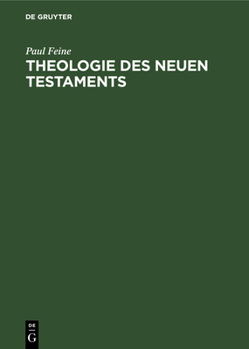 Hardcover Theologie Des Neuen Testaments [German] Book