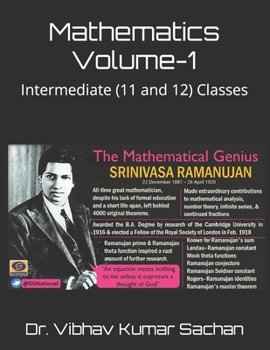 Paperback Mathematics Volume-1: Intermediate (11 and 12) Classes Book