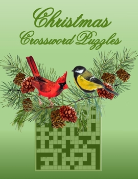 Paperback Christmas Crossword Puzzles: 50 General Topic Crosswords, Gift for Puzzlers and Adults Book