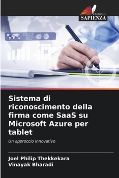 Paperback Sistema di riconoscimento della firma come SaaS su Microsoft Azure per tablet [Italian] Book
