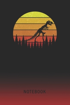 Notebook: T Rex Skeleton Blank Wide Ruled Lined Paper Notepad | Writing Pad Journal | Assignments Taking Class Notes Homework Studying Math Science ... & University Organizer | Student Teacher