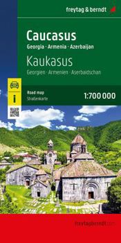 Map Caucasus Road Map: Georgia - Armenia - Azerbaijan (AUTO + FREIZEIT) Book