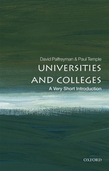 Paperback Universities and Colleges: A Very Short Introduction Book