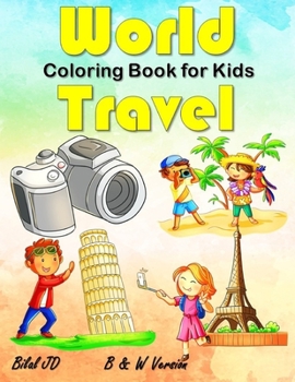 Paperback World Travel Coloring Book: Activity Books For Tweens Book