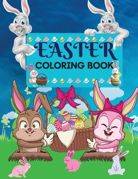 Paperback Easter Coloring Book 50 amazing Designs for Kids in Large Print: A Collection of Fun and Easy Happy Easter Eggs Coloring Pages for Kids Makes a perfec Book