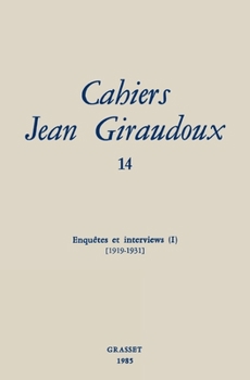 Paperback Cahiers numéro 14 [French] Book