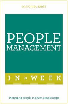 Paperback People Management in a Week: Teach Yourself Book